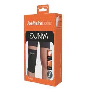 Joelheira Dunya Esporte Preto G 1 Unidade