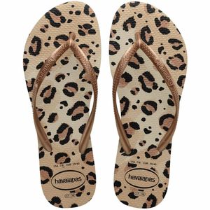 Sandália Havaianas Slim Animals Bege 33/34