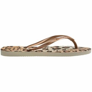 Sandália Havaianas Slim Animals Bege 33/34