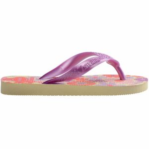 Sandália Havaianas Kids Flores Buttercream 31/32
