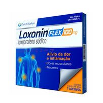 Loxonin Flex 100mg Daiichi-Sankyo 7 Adesivos