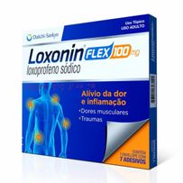 Loxonin Flex 100mg Daiichi-Sankyo 7 Adesivos