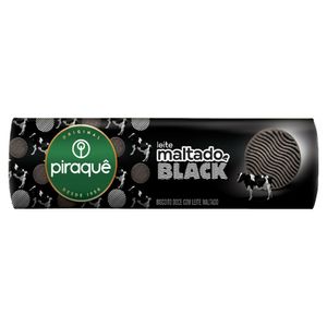Biscoito Piraquê Doce com Leite Maltado Black 132g