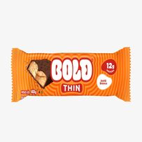 Barra De Proteína Bold Thin Avelã Branco 40g