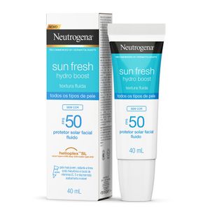 Protetor Solar Facial Neutrogena Sun Fresh Hydro Boost FPS50 Sem Cor 40ml