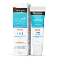 Protetor Solar Neutrogena Sun Fresh Hydro Boost Cor 2 FPS70 40ml