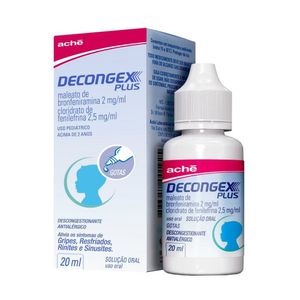 Decongex Plus Aché Solução Oral 20ml