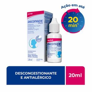 Decongex Plus Aché Solução Oral 20ml