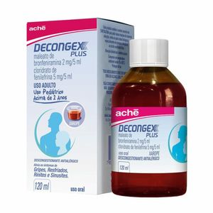 Decongex Plus Aché Xarope 120ml