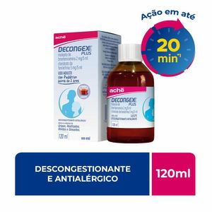 Decongex Plus Aché Xarope 120ml