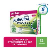 Flogoral Menta Aché 12 Pastilhas