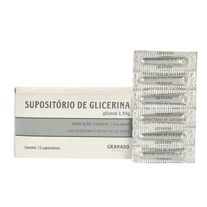 Supositório De Glicerina Infantil Granado 12 Unidades