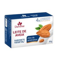 Sabonete Leite De Aveia Hidratante óleo De Amêndoas Davene 90g