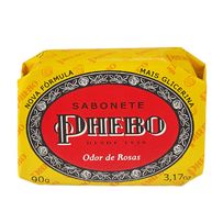 Sabonete em Barra de Glicerina Phebo Odor de Rosas 90g