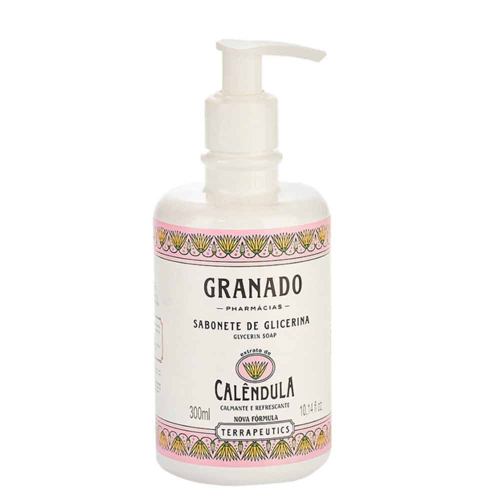 Sabonete Líquido Granado Glicerina Calêndula 300ml