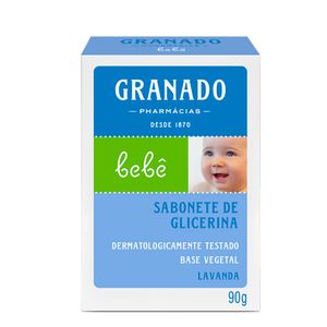 Sabonete em Barra de Glicerina Granado Infantil Bebê Lavanda 90g