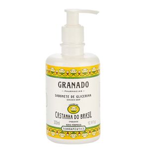 Sabonete Líquido Granado Glicerina Castanha Do Brasil 300ml