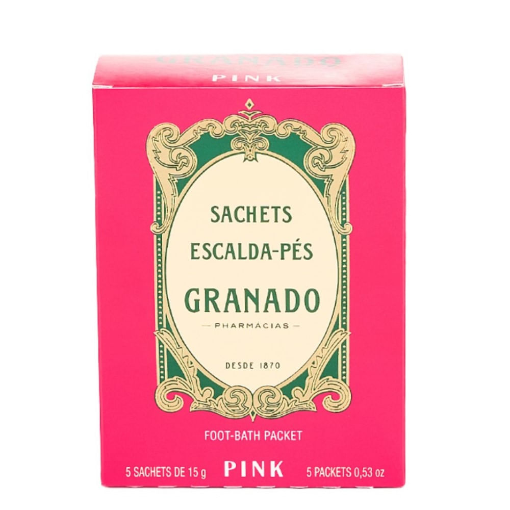 Sachets Escalda Pés Granado Pink Com 5 Unidades