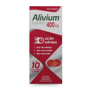 Alivium 400mg 10 Cápsulas Líquidas