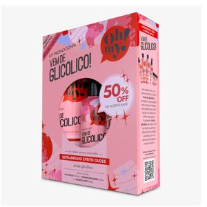 Kit Oh My Vem de Glicólico Shampoo 300ml + Condicionador 300ml + Acidificante 150ml