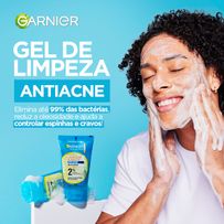 Gel de Limpeza Facial Garnier Uniform & Matte Antiacne 150g