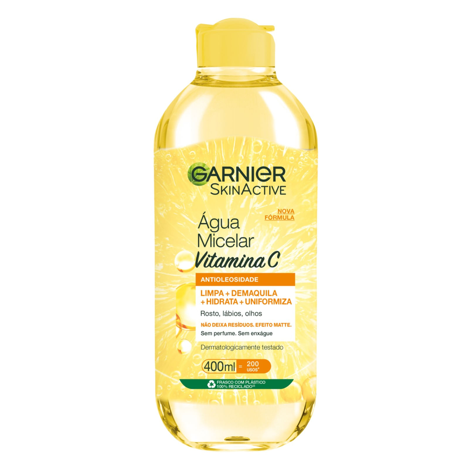 Água Micelar Garnier SkinActive Antioleosidade Vitamina C 400ml