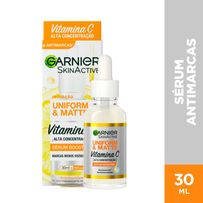 Sérum Facial Antimarcas Garnier Uniform & Matte Vitamina C 30ml