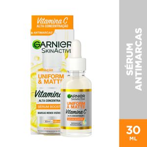 Sérum Facial Antimarcas Garnier Uniform & Matte Vitamina C 30ml