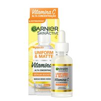 Sérum Facial Antimarcas Garnier Uniform & Matte Vitamina C Efeito Matte 15ml