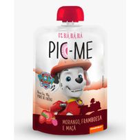 Purê De Frutas Pic-Me Patrulha Canina Morango, Framboesa e Maçã 90g
