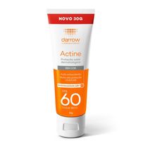 Protetor Solar Darrow Actine Toque Seco FPS60 Sem Cor 30g