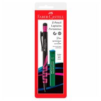 Lapiseira Faber Castell Z-Pencil Mix Cores Sortidas 0.7mm + 1 Tubo de Grafite