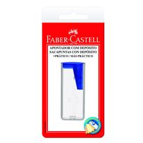 Apontador com Deposito Faber Castell Cores Sortidas 1 Unidade