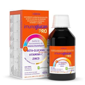 Imunoglucan PRO 190mg/5ml Hebron Uso Oral 150ml