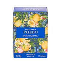 Sabonete em Barra Phebo Mediterrâneo Limão Siciliano 100g