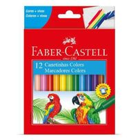 Canetinha Colors Faber Castell Hidrográficas 12 Cores