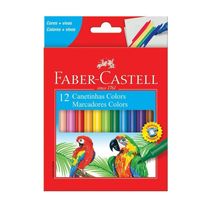 Canetinha Colors Faber Castell Hidrográficas 12 Cores