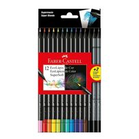 Lápis de Cor Faber Castell EcoLápis SuperSoft 12 Cores + 2 EcoLápis Grafite