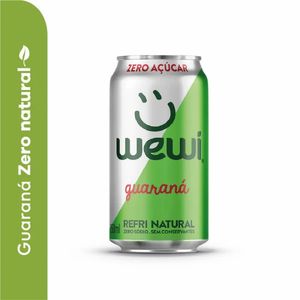 Refrigerante Natural Wewi Guaraná Zero 350ml