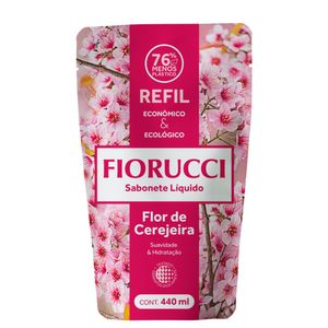 Sabonete líquido Fiorucci Flor de Cerejeira refil 440ml