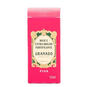 Base Para Unhas Granado Pink Extra Brilho Fortificante 10ml