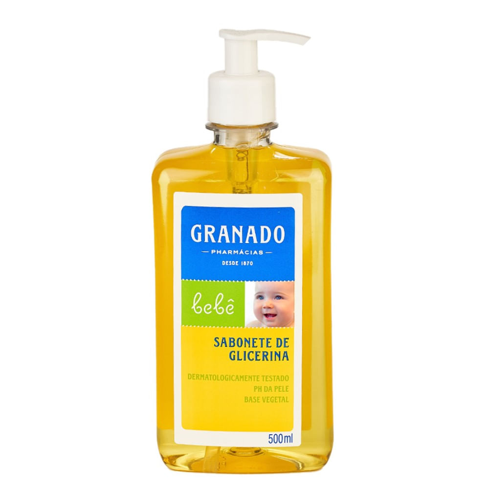 Sabonete Líquido Granado Bebê Glicerina Tradicional 500ml