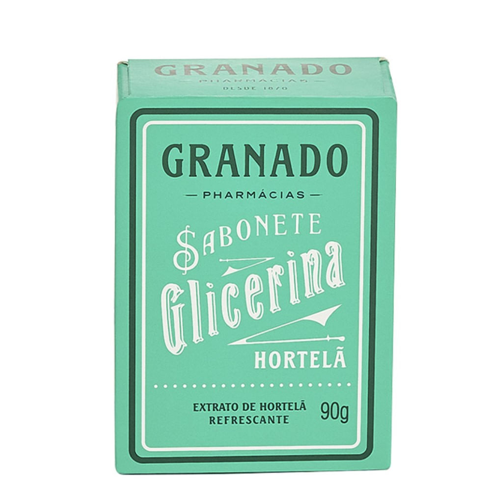 Sabonete Em Barra Granado Glicerina Hortelã 90g