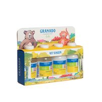 Kit Granado Bebê Viagem Sabonete Líquido + Shampoo + Condicionador + Hidratante 60ml Cada