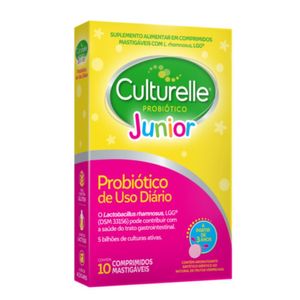 Culturelle Probiótico Junior 10 Comprimidos Mastigáveis
