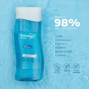 Água Micelar Facial Monange Ácido Hialurônico 200ml