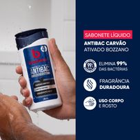 Sabonete Líquido Bozzano Antibac Carvão Ativado 240ml