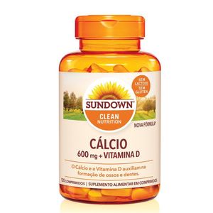 Suplemento Alimentar Sundown Cálcio 600mg + Vitamina D 120 Comprimidos