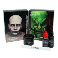 Kit Efeito Especial Cenográfico Colormake Massa para Caracterização 60g + Sangue Artificial 20ml + Queimadura Artificial 20ml + Espatula