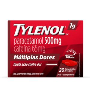 Tylenol Dc Multiplas Dores 20 Comprimidos